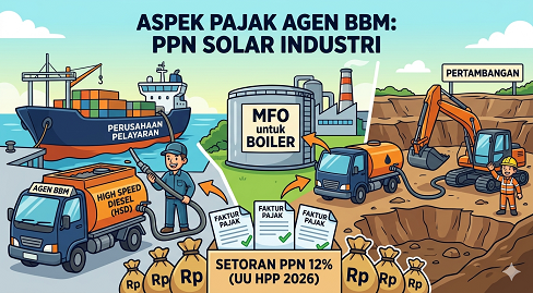 Aspek Pajak Agen BBM PPN solar Industri