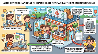 Faktur Pajak digunggung atas penyerahan obat di RS